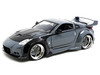 D.K.'s Nissan 350Z Gray Black Graphics Fast & Furious Movie 1/24 Diecast Model Car Jada 97172