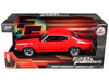Dom's Chevrolet Chevelle SS Red "Fast & Furious" Movie 1/24 Diecast Model Car Jada 97193