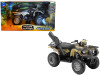 Suzuki Vinson 4x4 500 Quad Runner Green ATV Motorcycle 1/12 Diecast Model New Ray 42903 A