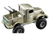 Stacey David's 1941 Military 1/2 Ton 4x4 Pick Up Truck Sargeant Rock Light Green Metallic 1/64 Diecast Model Car by Greenlight for ACME 51013