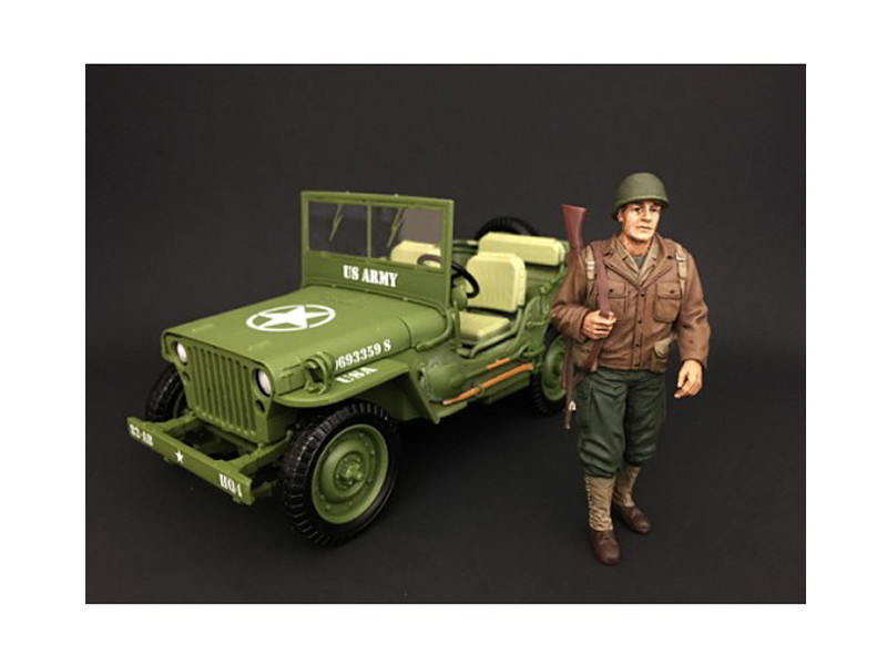 US Army WWII Figure I For 1:18 Scale Models American Diorama 77410