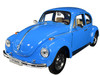 Volkswagen Beetle Blue 1/24 1/27 Diecast Model Car Welly 22436