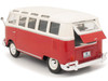 Volkswagen Samba Bus Red 1/25 Diecast Model Car Maisto 31956