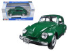 1973 Volkswagen Beetle Green 1/24 Diecast Model Car Maisto 31926