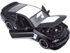 2012 Ford Mustang Boss 302 Matt Black White 1/24 Diecast Model Car Maisto 31269