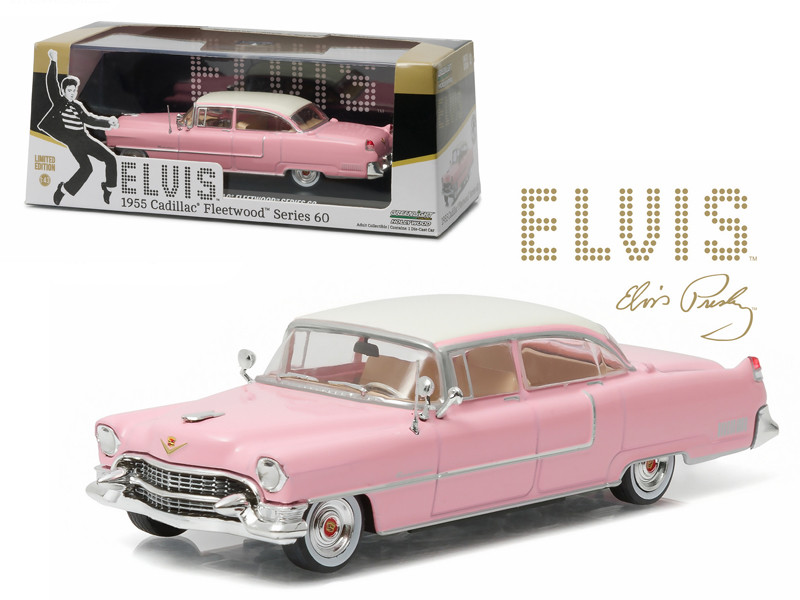 elvis presley 1955 pink cadillac model