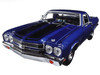 1970 Chevrolet El Camino SS 396 Blue 1/24 Diecast Model Car Motormax 79347