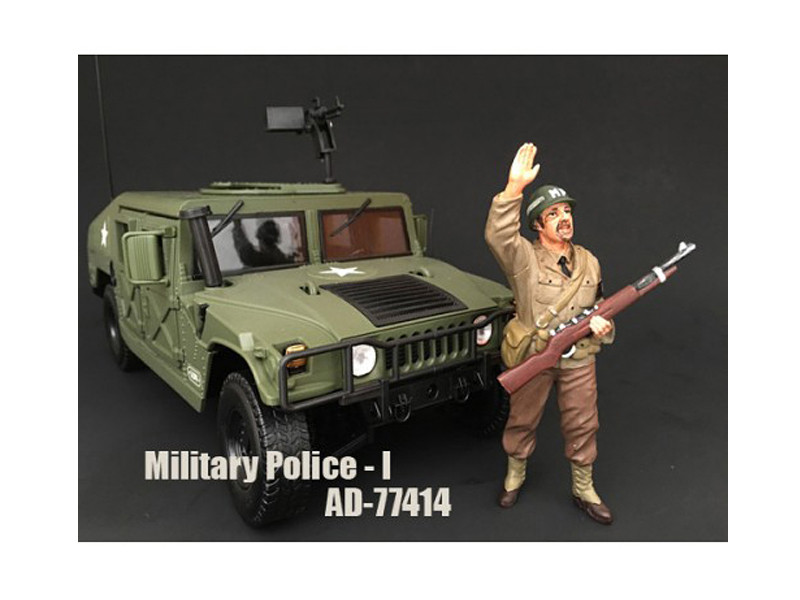 WWII Military Police Figure I For 1:18 Scale Models American Diorama 77414