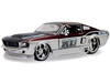 1967 Ford Mustang GT Red /Silver Harley Davidson 1/24 Diecast Model Car Maisto 32168