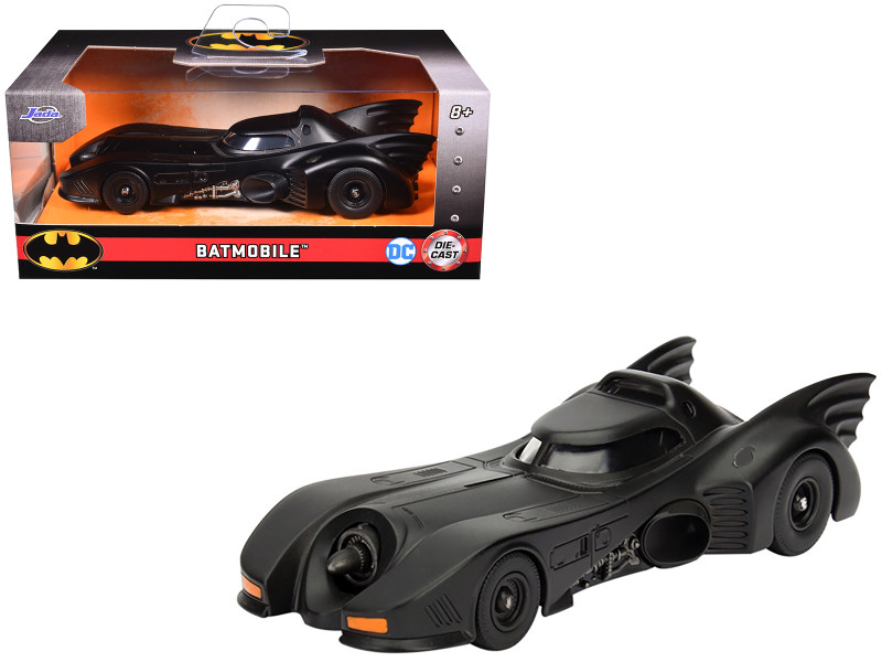 1989 Batman Batmobile 1/32 Diecast Model Car Jada 98226