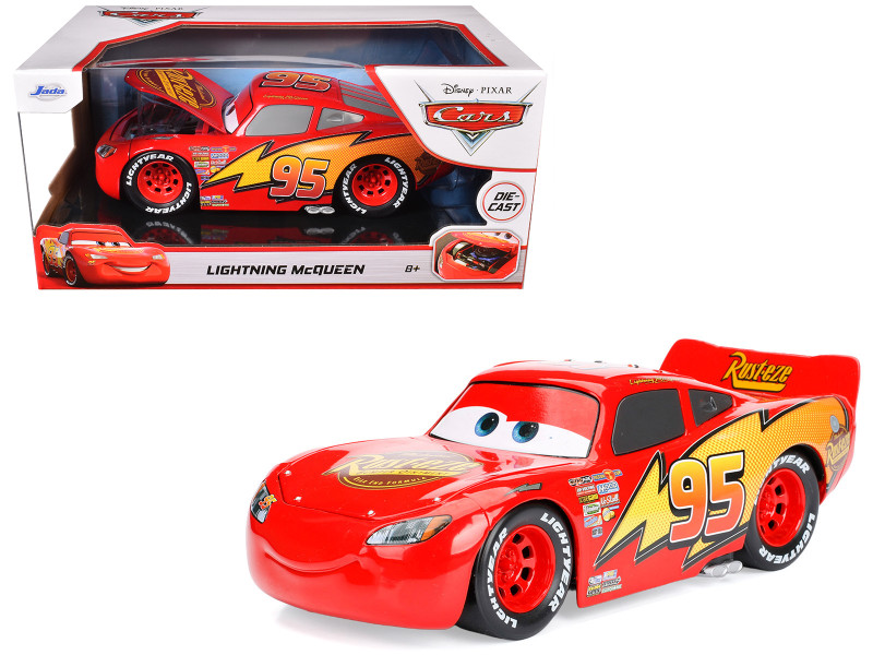 Lightning McQueen #95 Red Disney & Pixar Cars Movie Hollywood Rides Series Diecast Model Car Jada 98099