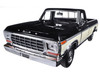 1979 Ford F-150 Pickup Truck 2 Tone Black Cream 1/24 Diecast Model Car Motormax 79346