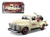 1950 Chevrolet 3100 Pickup Truck Harley Davidson 1/25 With 2001 FLSTS Heritage Springer Motorcycle 1/24 Diecast Model Maisto 32194 