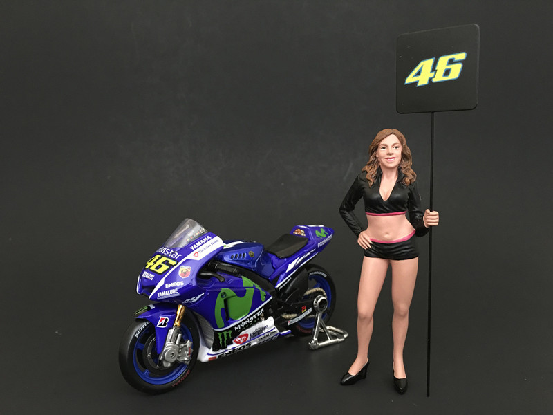 Paddock Girl Figure For 1:24 Scale Models by American Diorama