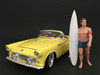 Surfer Greg Figure For 1:24 Scale Models American Diorama 77491