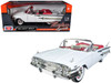 1960 Chevrolet Impala Convertible White 1/18 Diecast Model Car Motormax 73110