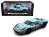 1966 Ford GT-40 MK 2 Blue Dirty Version #1 1/18 Diecast Car Model Shelby Collectibles SC405