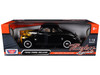 1940 Ford Deluxe Black with Yellow Flames Timeless Classics 1/18 Diecast Model Car Motormax 73108