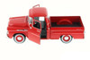 1958 Chevrolet Apache Fleetside Pickup Truck Red 1/24 Diecast Model Car Motormax 79311