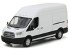 2017 Ford Transit LWB High Roof Oxford White 1/43 Diecast Model Car Greenlight 86083