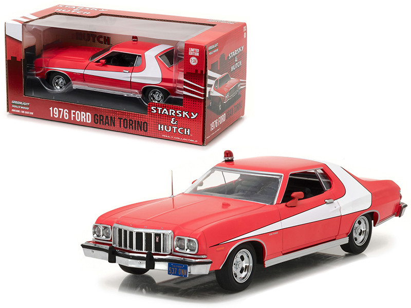 1976 Ford Gran Torino from Starsky and Hutch 1975-1979 TV Series 1/24 Diecast Model Car Greenlight 84042