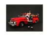 Firefighter Saving Life with Baby Figurine Figure For 1:18 Models American Diorama 77460