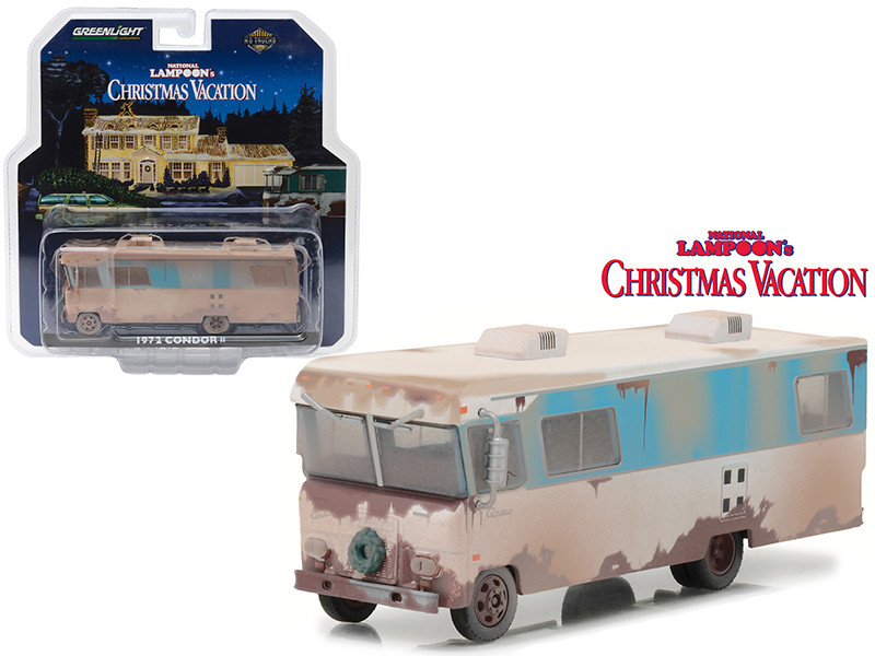 1972 Condor II RV from National Lampoon Christmas Vacation Movie HD Trucks Series 10 1/64 Diecast Model Greenlight 33100 A