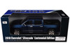 2018 Chevrolet Silverado LTZ Centennial 100 Years Anniversary Edition Blue 1/27 Diecast Model Car Motormax 79353