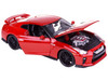 2017 Nissan GT-R R35 Red 1/24 Diecast Car Model BBurago 21082