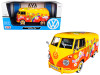 Volkswagen Type 2 T1 Delivery Van Flower Power 1/24 Diecast Car Model Motormax 79563