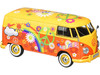 Volkswagen Type 2 T1 Delivery Van Flower Power 1/24 Diecast Car Model Motormax 79563