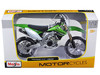 Kawasaki KX 450F Green Motorcycle Model 1/12 Bike Maisto 31175