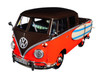 Volkswagen Type 2 T1 Pickup with Surfboard Brown Orange 1/24 Diecast Model Car Motormax 79560