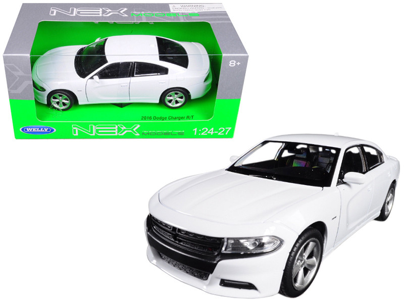 2016 Dodge Charger R/T White 1/24 1/27 Diecast Model Car Welly 24079