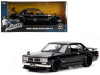 Brian's Nissan Skyline 2000 GT-R Black from The Fast and the Furious Movie 1/24 Diecast Model Car Jada 99686