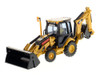 CAT Caterpillar 420E Center Pivot Backhoe Loader with Working Tools with Operator 1/50 Diecast Model Diecast Masters 85143