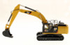 CAT Caterpillar 336E H Hybrid Hydraulic Excavator with Operator High Line Series 1/50 Diecast Model Diecast Masters 85279