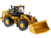 Caterpillar 980K Wheel Loader Rock Configuration with Operator High Line Series 1/50 Diecast Model Diecast Masters 85296