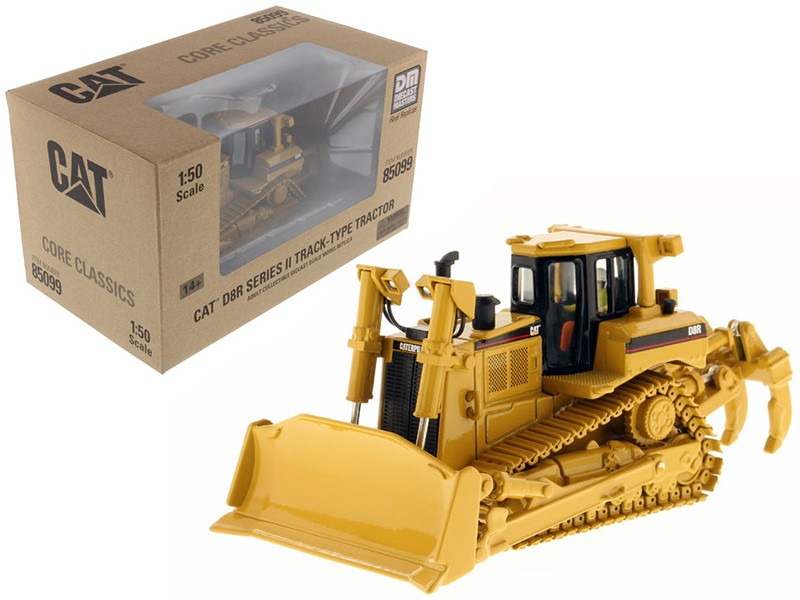 Caterpillar D8R Series II Track Type with Operator 1/50 Diecast Model Diecast Masters 85099 C