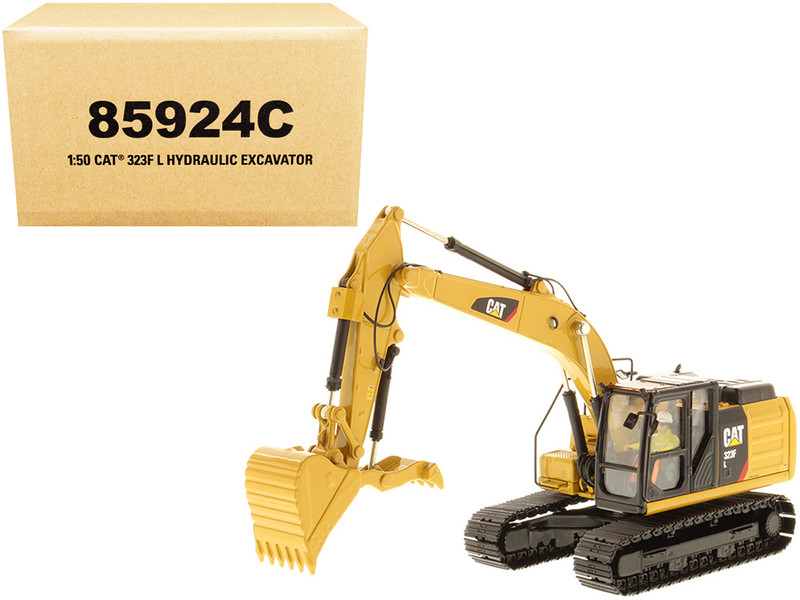 CAT Caterpillar 323F L Hydraulic Excavator Thumb Operator Core Classics Series 1/50 Diecast Model Diecast Masters 85924C