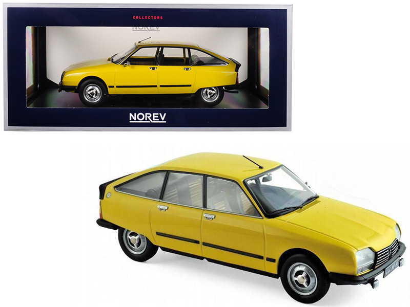 1979 Citroen GS X3 Mimosa Yellow 1/18 Diecast Model Car Norev 181624
