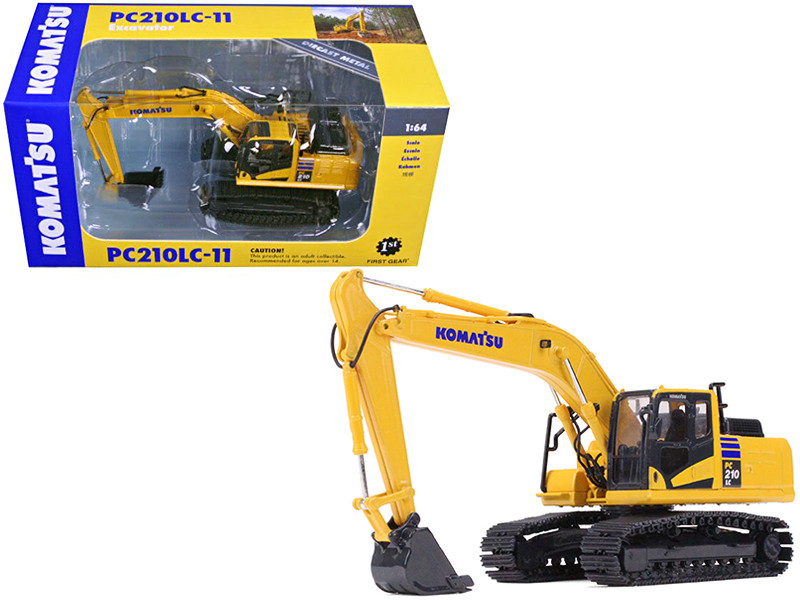 1:50 Komatsu PC78US-11 Excavator, Construction: Diecast