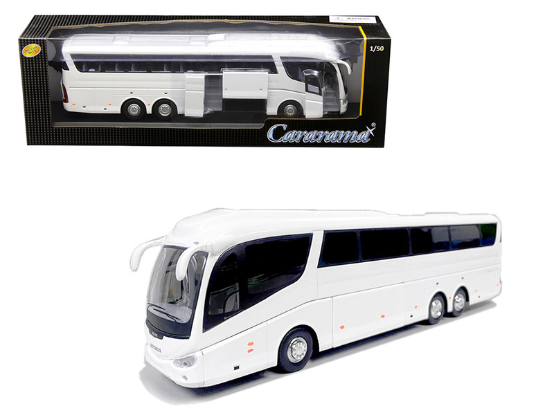 Scania Irizar Pb Bus White 1/50 Diecast Model Car Cararama 577-002 W