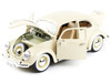 1955 Volkswagen Beetle Kafer Beige 1/18 Diecast Car Model Bburago 12029