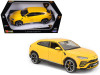 Lamborghini Urus Yellow 1/18 Diecast Model Car Bburago 11042