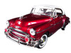 1950 Chevrolet Bel Air Burgundy White Roof 1/18 Diecast Car Model Motormax 73111