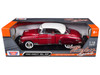1950 Chevrolet Bel Air Burgundy White Roof 1/18 Diecast Car Model Motormax 73111