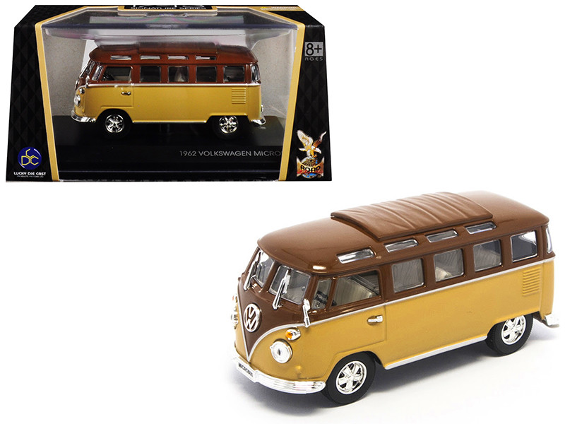 1962 Volkswagen Microbus Van Bus Brown 1/43 Diecast Model Road Signature 43209