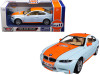 BMW M3 Coupe Gulf Light Blue Orange Stripe 1/24 Diecast Model Car Motormax 79644