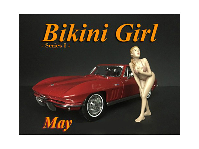 May Bikini Calendar Girl Figure 1/18 Scale Models American Diorama 38169